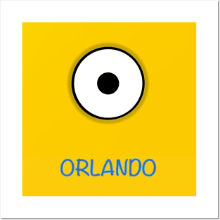 MINI YELLOW ORLANDO Posters and Art